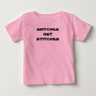 Babyen "SNITCHES FÅR SYR ", Tee