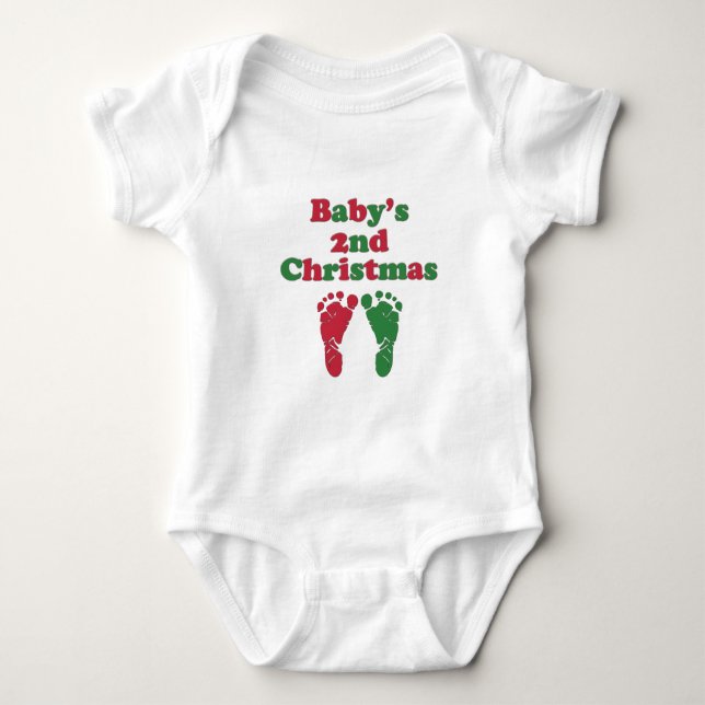 Babyen understöder jul tee shirt (Framsida)
