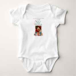 Babyens första jul anpassad Foto T Shirt