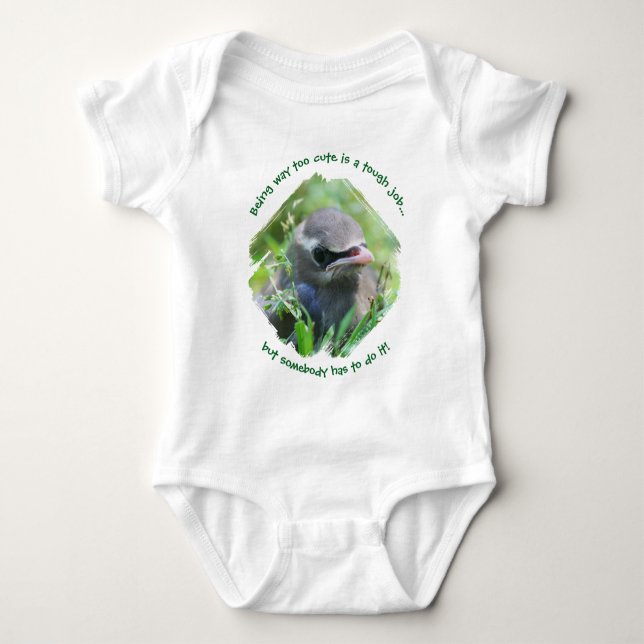 Babyfågel Alldeles för söt T Shirt (Framsida)