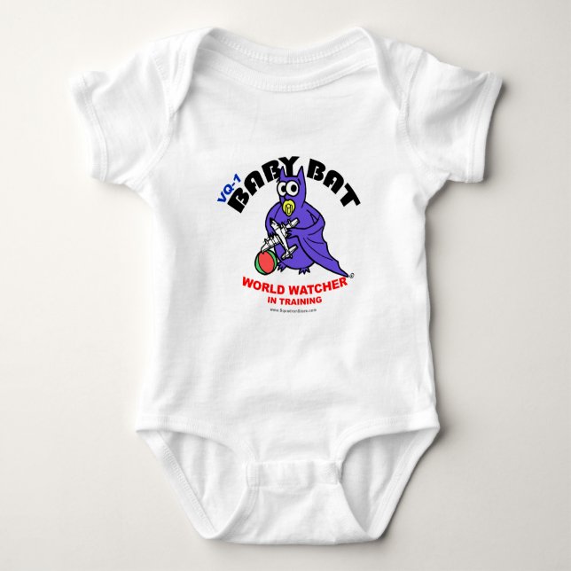 Babyfladdermöss Tee Shirt (Framsida)