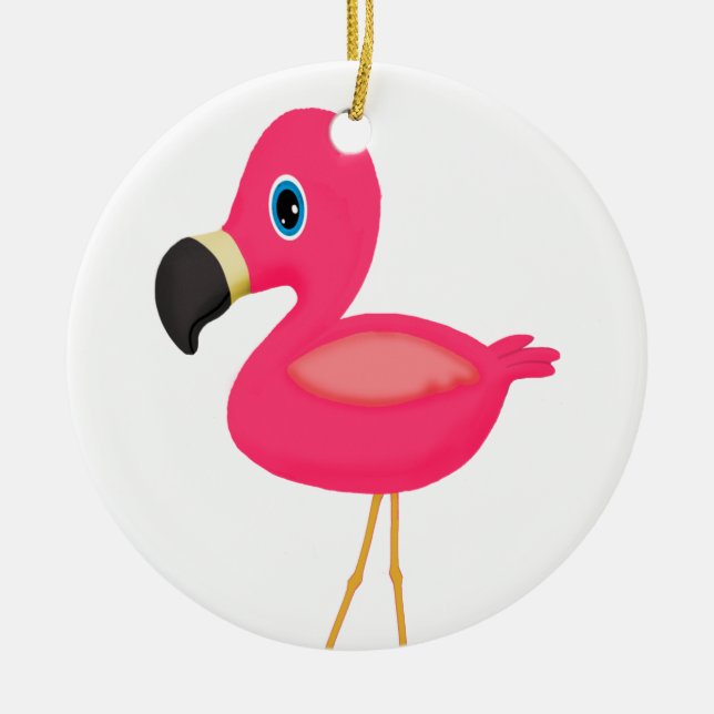 BabyFlamingo Julgransprydnad Keramik (Framsidan)