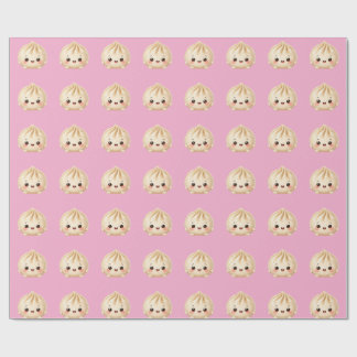 Babyflicka dumplings omslagspapper presentpapper