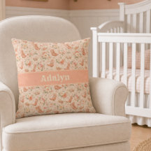 Babyflicka Persika Western Coquette Monogram