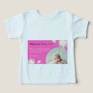 babyflicka skjorta t shirt
