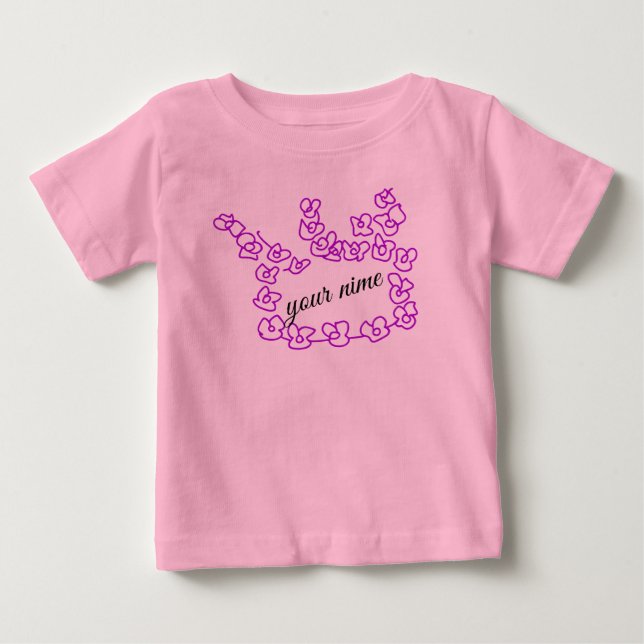babyflicka  t shirt (Framsida)