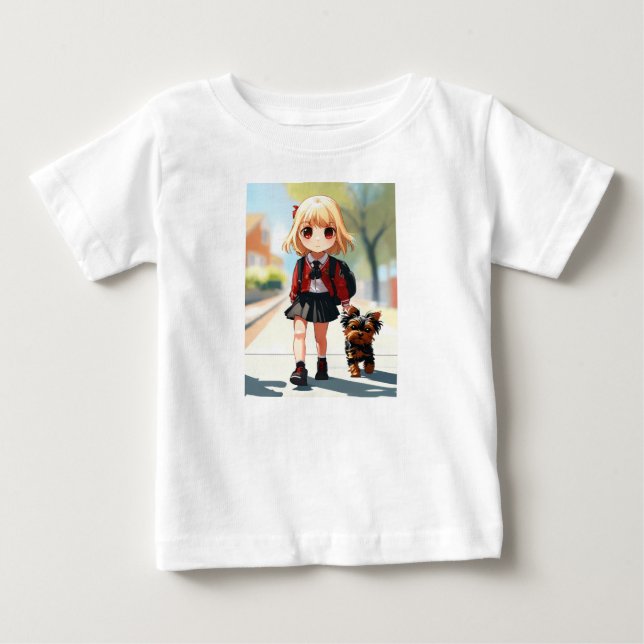 Babyflickor T-Shirt (Framsida)