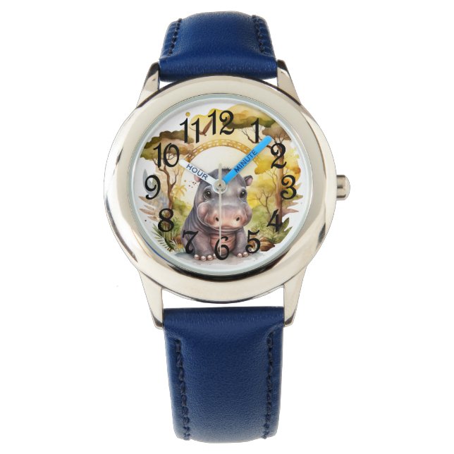 Babyflodhäst  armbandsur (Framsida)