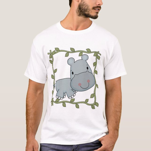BabyflodhästT-tröja och gåvor T-shirt (Framsida)
