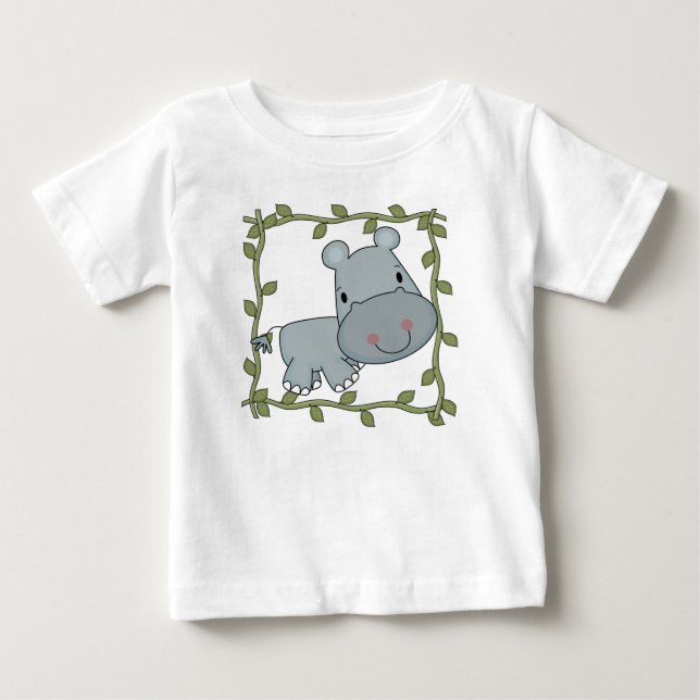 BabyflodhästT-tröja och gåvor Tee (Framsida)