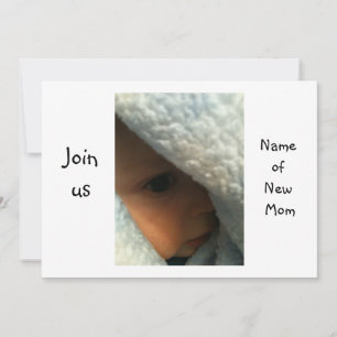BABYFÖDSELSEFEST INVITATION LEKAR KURRA GÖMMA INBJUDNINGAR