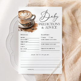 Babyförutsägelser och rådgivande kaffe baby shower