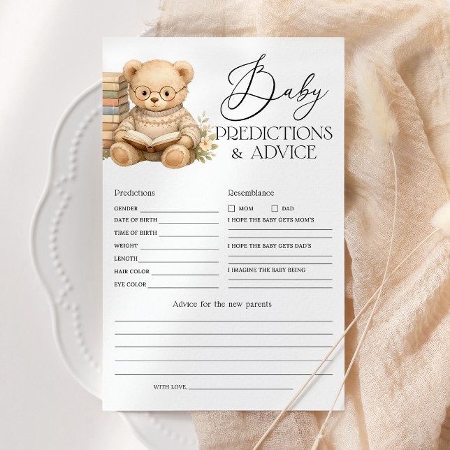 Babyförutsägelser och rådgivning Björn Bebis Dusch (Skapare uppladdad)