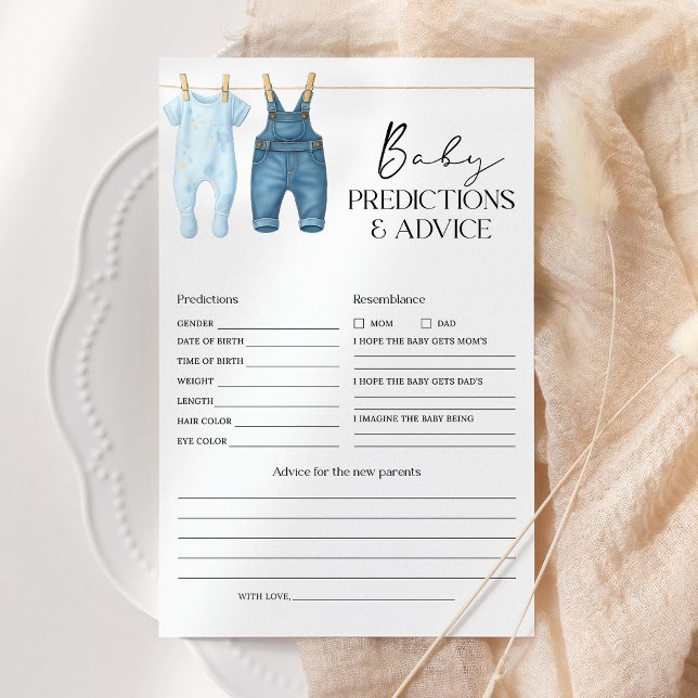 Babyförutsägelser och rådgivning Denim Blå Jean Sh (Skapare uppladdad)