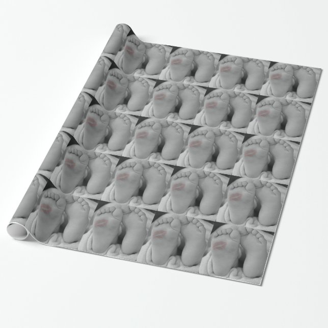 Babyfot Presentpapper (Utrullad)