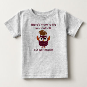 BabyfotbollBodysuit med fotboll som leker ugglan T Shirt