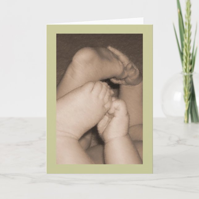 Babyfotkort Kort (Framsida)