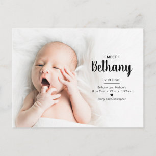 BABYFOTO KUNSKAP Prickar Vykort