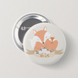 Babyfoxor för mamma och Baby Knapp