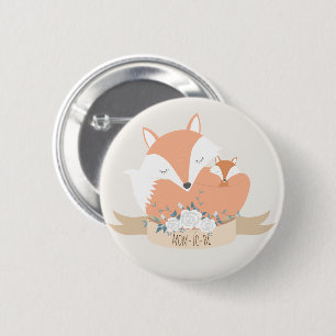 Babyfoxor för mamma och Baby Knapp