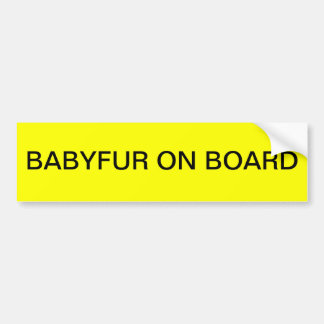 BABYFUR OMBORD BILDEKAL