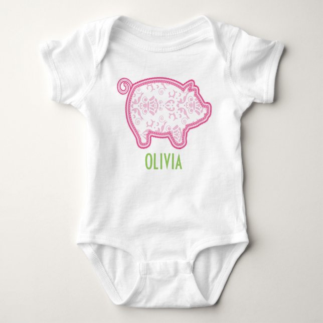 Babygåva - lite Piglet Tee Shirt (Framsida)