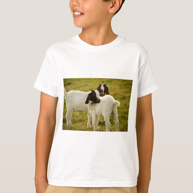 Babygetter Bondgårdsdjur på bete Tee Shirt (Framsida)