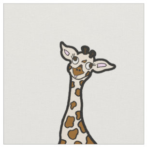 Babygiraff i ett rotyg tyg