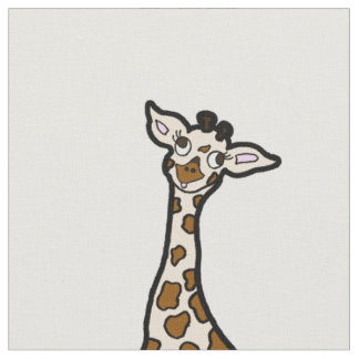 Babygiraff i ett rotyg tyg