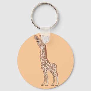 Babygiraff Nyckelring