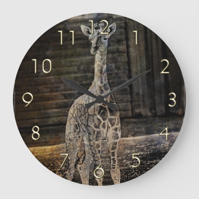 Babygiraff Stor Klocka (Framsida)