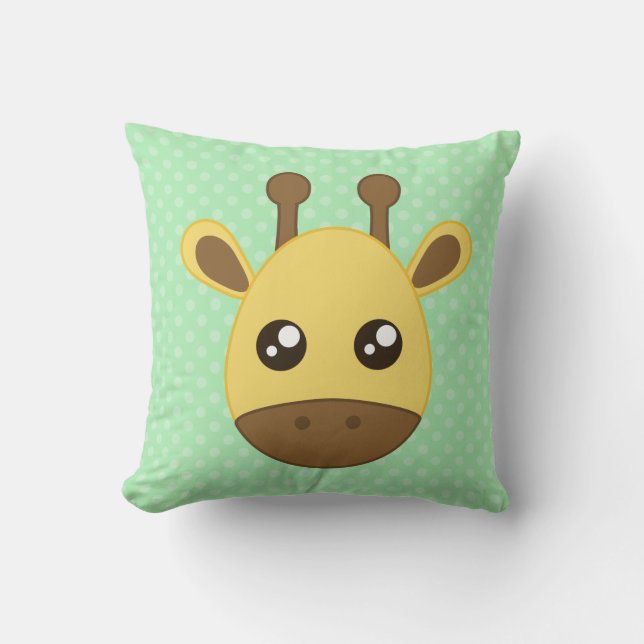 Babygiraffansikte Kudde (Framsida)