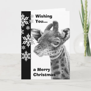 Babygiraffjulkort Helgkort