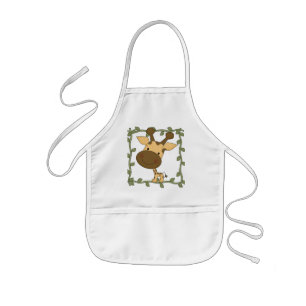 BabygiraffTshirts och gåvor Barnförkläde
