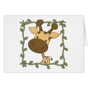 BabygiraffTshirts och gåvor Hälsningskort