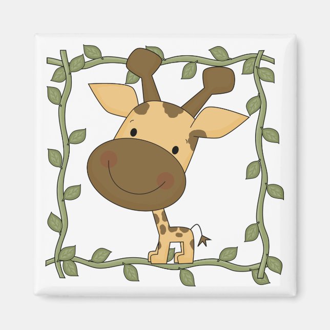 BabygiraffTshirts och gåvor Magnet (Framsidan)