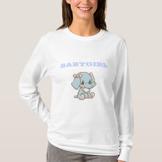 Babygirl Longsleeve Tee Shirt (Framsida)