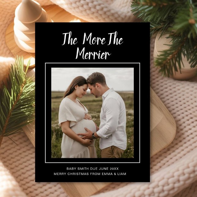 Babyglädje på väg | Julfotovisning Julkort (Skapare uppladdad)