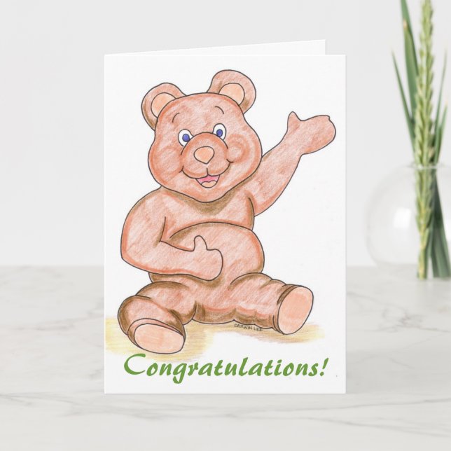 Babygrattis! eller någon grattis! kort (Framsida)