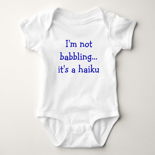 BabyHaiku Tee Shirt (Framsida)