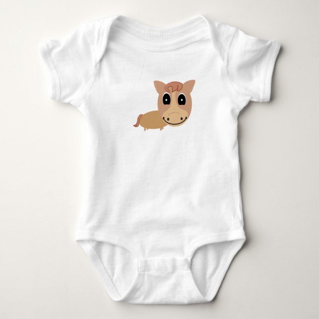 Babyhäst T-shirt (Framsida)
