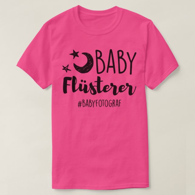 Babyhitf svart t shirt (Design framsida)