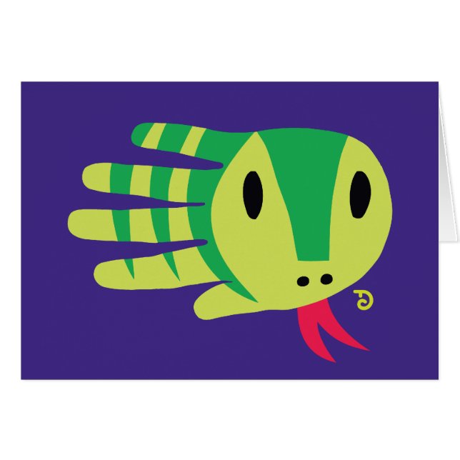 Babyhuggorm Hälsningskort (Framsidan Horizontal)