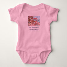 Babyhumor Jag ringer mormor Blommig