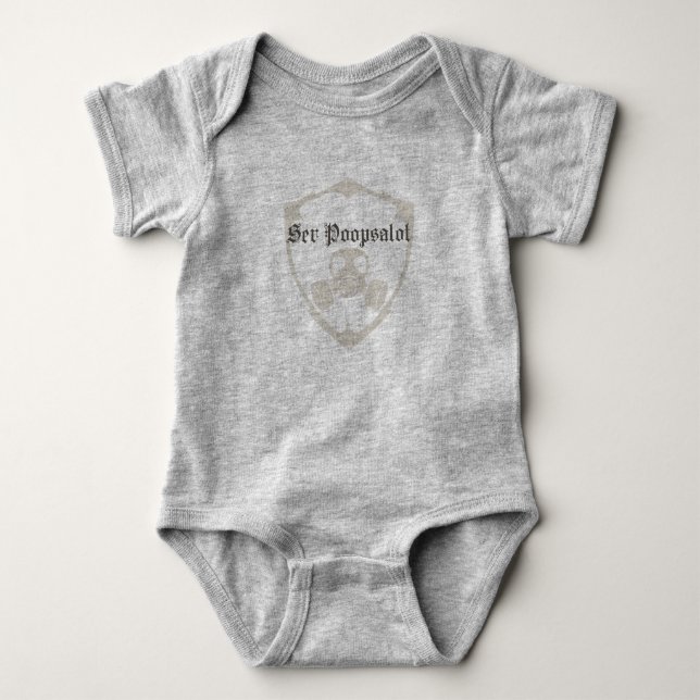 BabyhumorSer Poopsalot Biohazard T Shirt (Framsida)