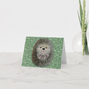 Babyigelkottkort Kort