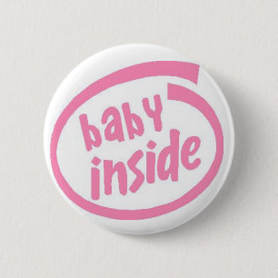 Babyinsida knäppas - rosor knapp