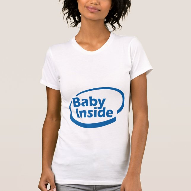 Babyinsidaskjorta Tee Shirt (Framsida)
