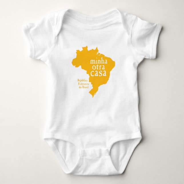 BabyJersey Bodysuit BRASILIEN Tee (Framsida)