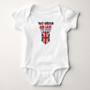 BabyJersey Bodysuit God Save The Queen T Shirt